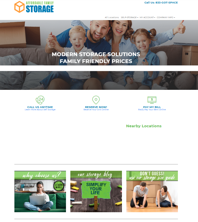 Original homepage